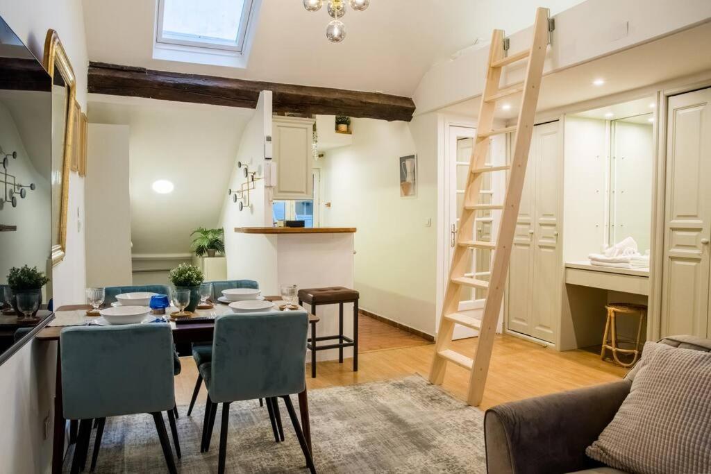 Spacious Studio In Paris Hyper Center - Smart Tv & Wifi - 4P ภายนอก รูปภาพ