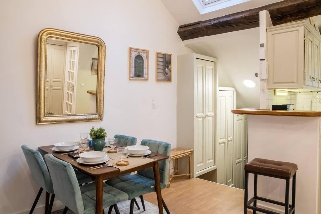 Spacious Studio In Paris Hyper Center - Smart Tv & Wifi - 4P ภายนอก รูปภาพ